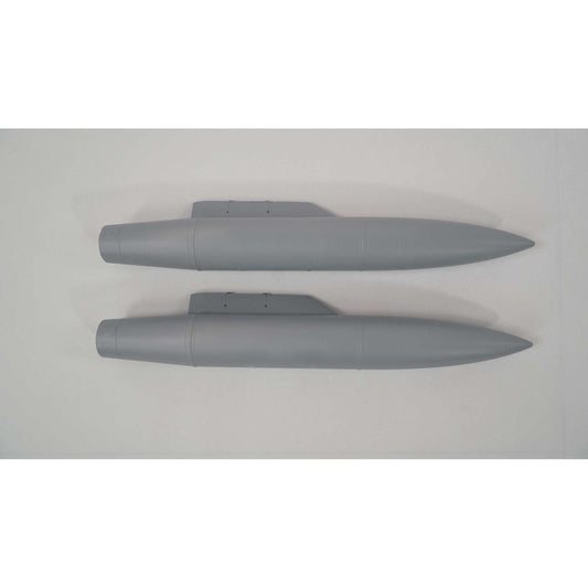 E-flite Dummy Wing Tanks, Grey: F-16 Falcon 80mm EFL87887