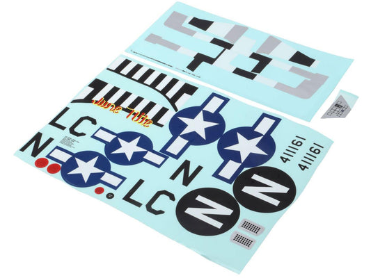 E-flite Decal Sheet: P-51D 1.2m EFL8952