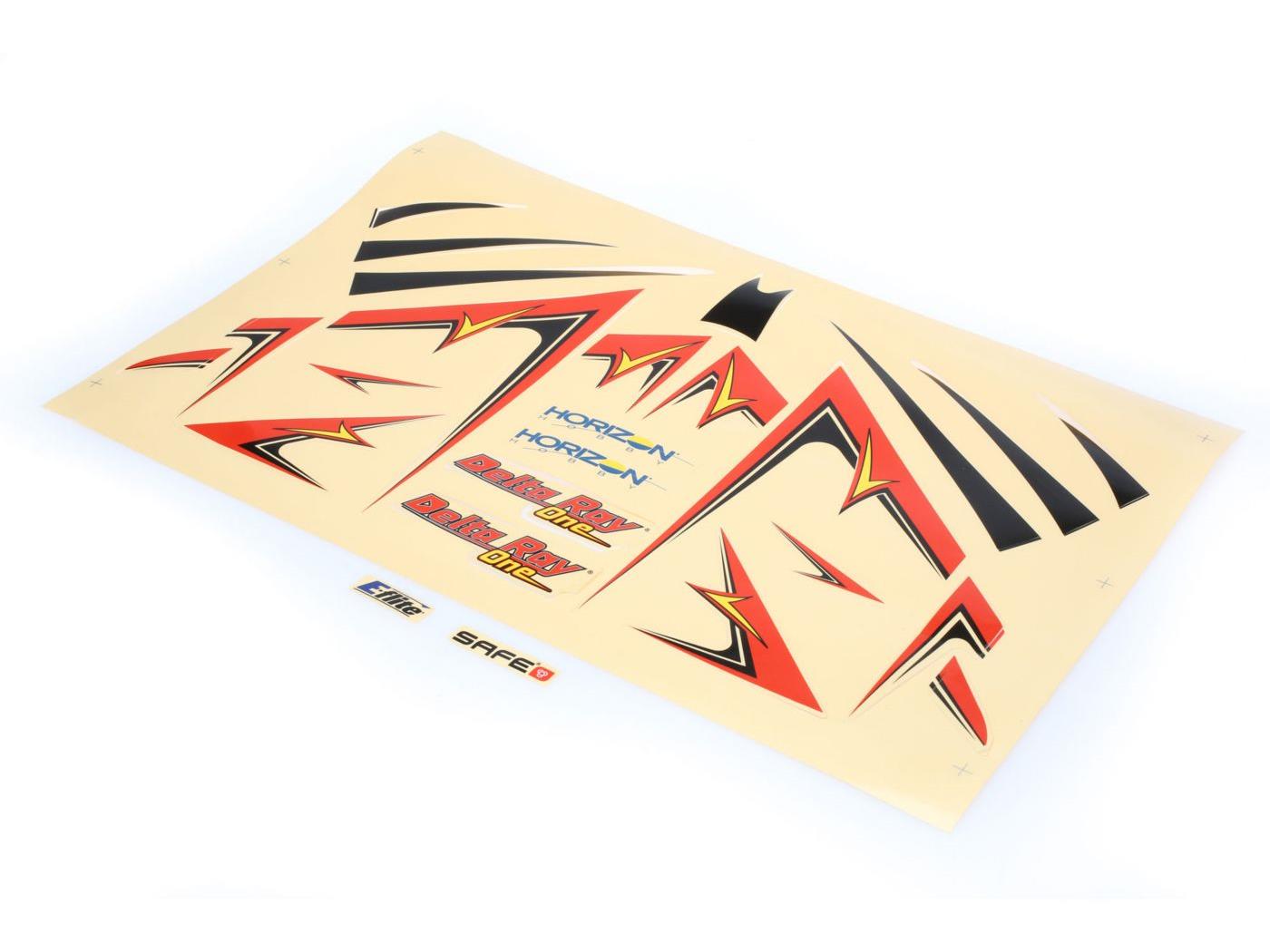 E-flite Decal Sheet: Delta Ray One EFL9507