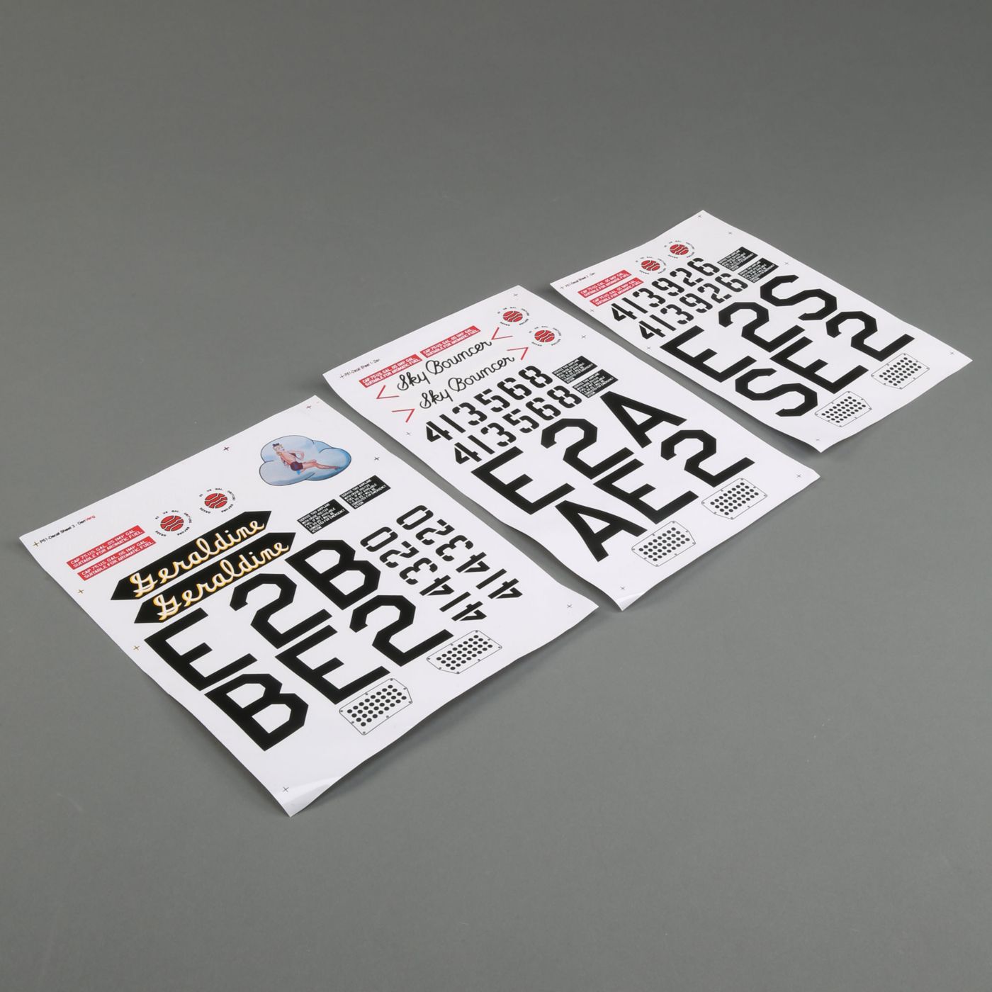 Hangar 9 Decal Set (3): P-51D 20cc HAN282013