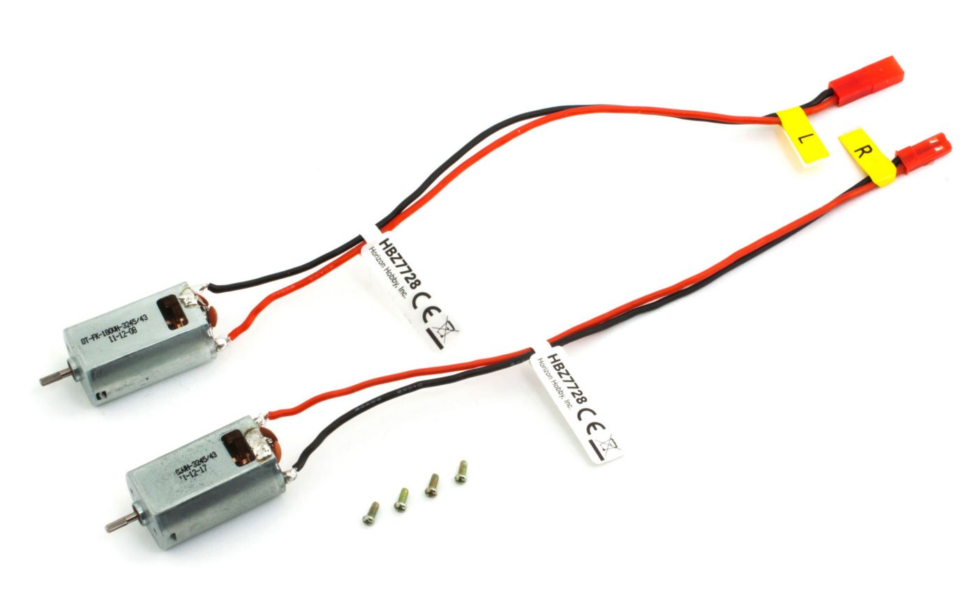 HobbyZone Brushed 180 Motor Set (2) HBZ7728