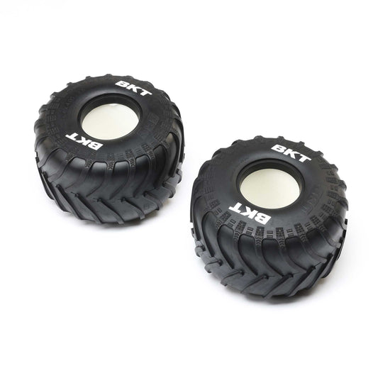 Losi BKT 2.6" Monster Truck Tire with Insert, Med (2): LMT 2.0 LOS-1817