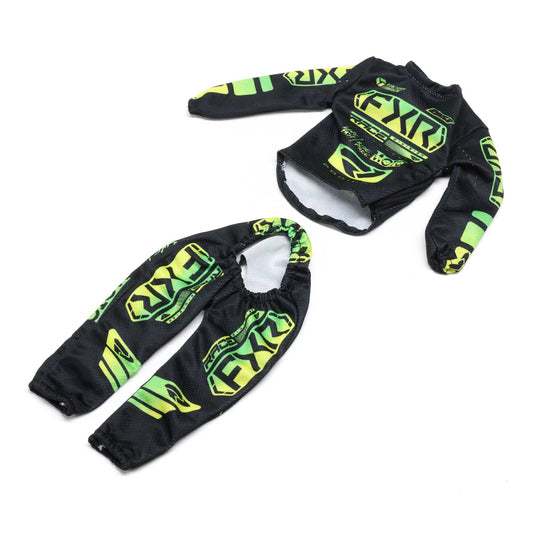 Losi Rider Jersey Set FXR Black Podium Gladiator: PM-SM/MX LOS-2296