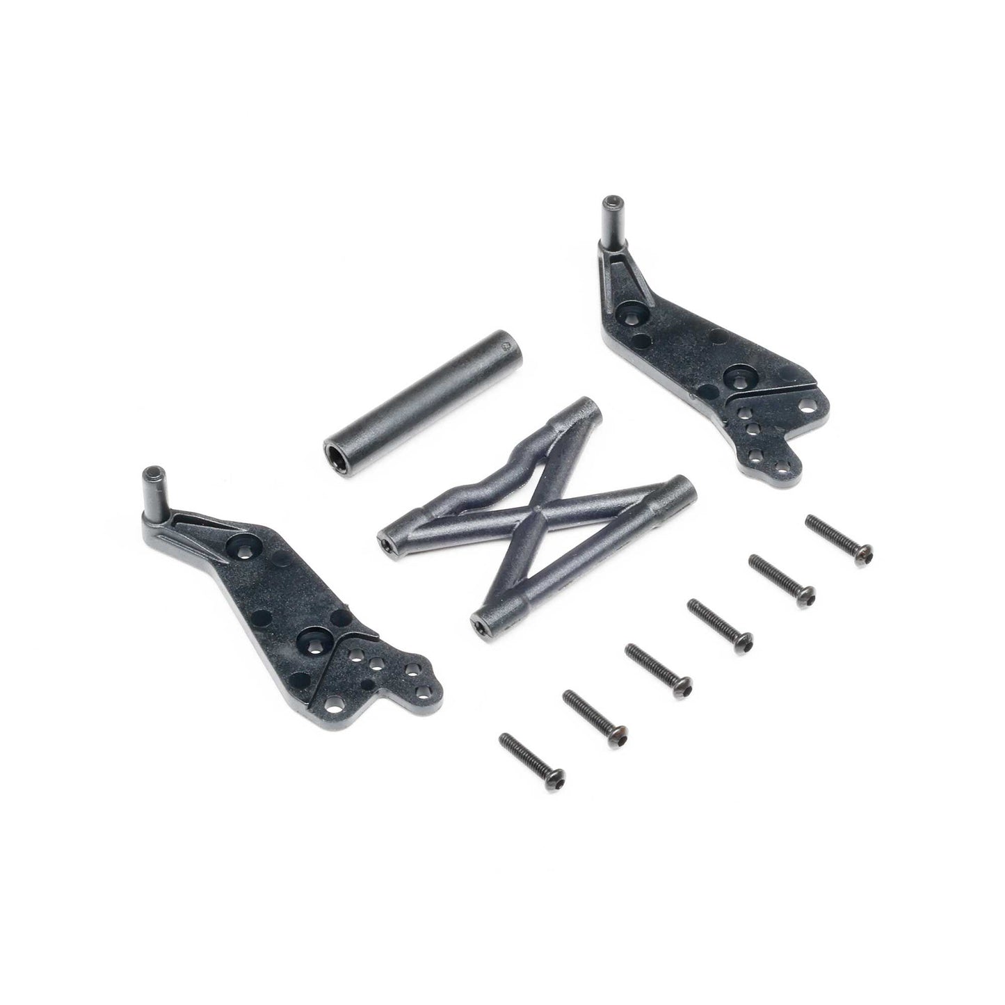 Losi Wheelie Bar Set, Black: Mini LMT LOS-2822