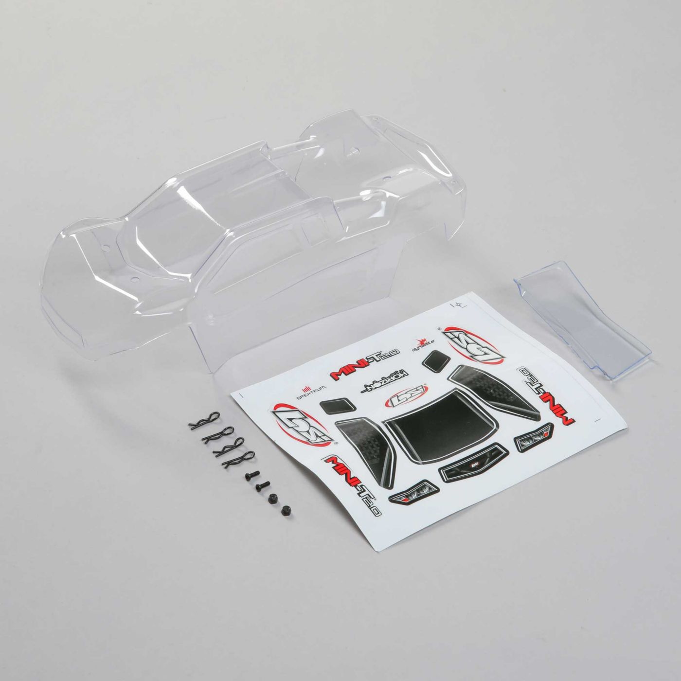 Losi Body, Clear: Mini-T 2.0 LOS210016