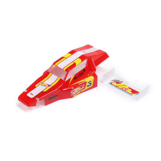 Losi Body & Wing, Red: Mini JRX2 LOS210026