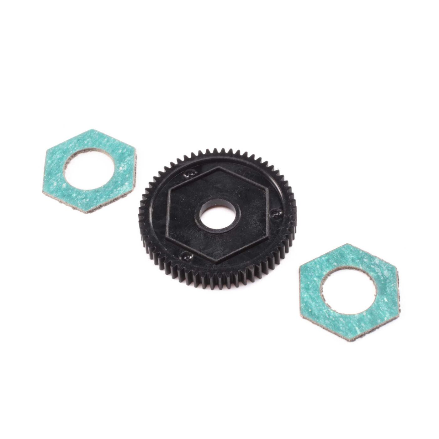 Losi Spur Gear w/ Slipper Pads, 60T, 0.5M: Mini-T 2.0 LOS212016
