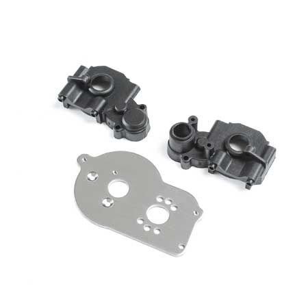 Losi Transmission Case & Motor Plate: Mini-B LOS212021