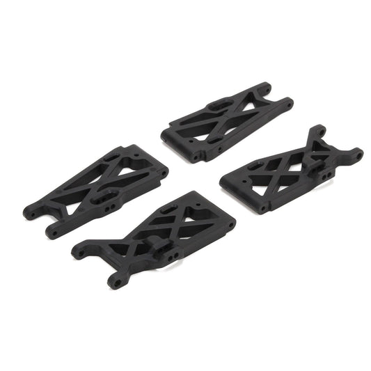 Losi Front/Rear Suspension Arm Set: Mini 8T LOS214000