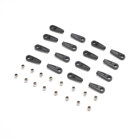 Losi 4-link Rod End & Pivot Balls (16): Mini LMT LOS214047