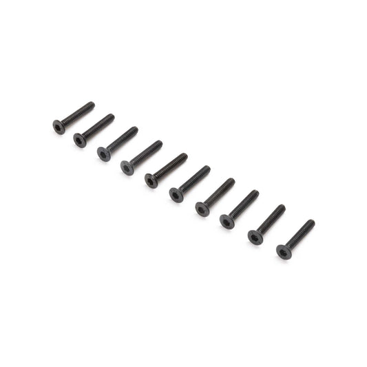 Losi Flat Head Screws, M2x12mm (10) LOS215003