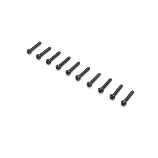 Losi Button Head Screws, M2x10mm (10) LOS215006