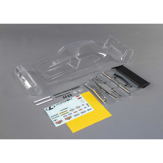 Losi 69 Camaro Body Set, Clear: 22S Drag LOS230086