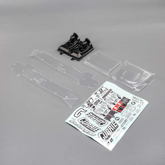Losi Body/Driver Set, Clear: Hammer Rey LOS230100