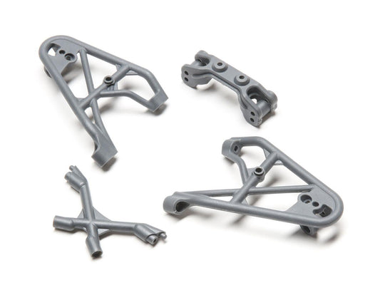Losi Fr Shk Tower/Brace & Camber Link Mnt,Grey:Rock Rey LOS231039