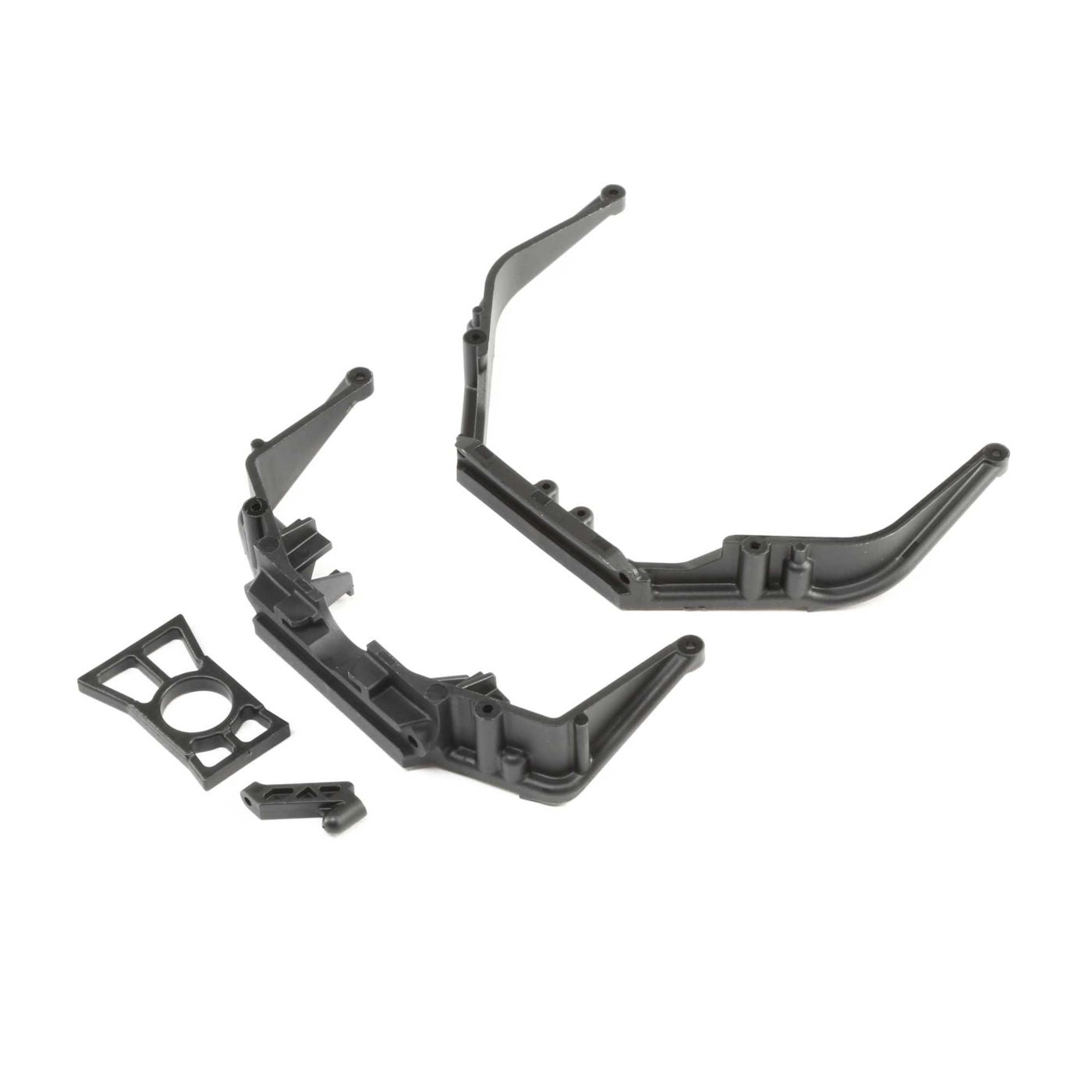 Losi Fr/RrChassisBraceSet&DiffRetainer Ring: LST 3XL-E LOS241017