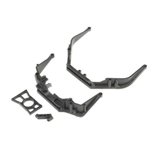 Losi Fr/RrChassisBraceSet&DiffRetainer Ring: LST 3XL-E LOS241017