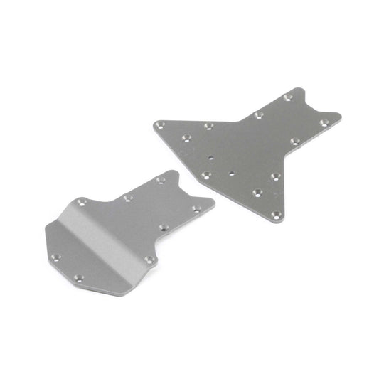 Losi Skid Plate Set,Front/Rear: LST 3XL-E LOS241022