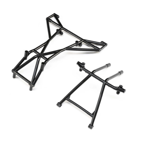Losi Top and Upper Cage Bars, Black: LMT LOS241042