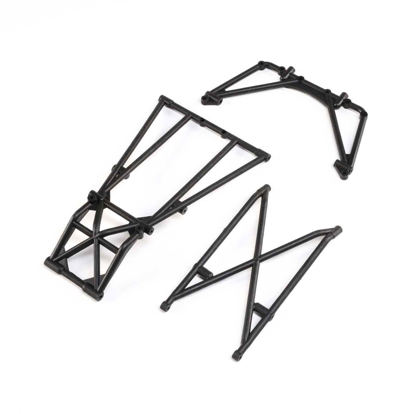 Losi Rear Cage and Hoop Bars, Black: LMT LOS241044
