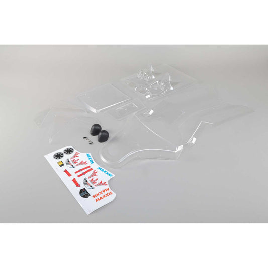 Losi Body Set w/sticker sheet, Clear: DBXL-E LOS250018