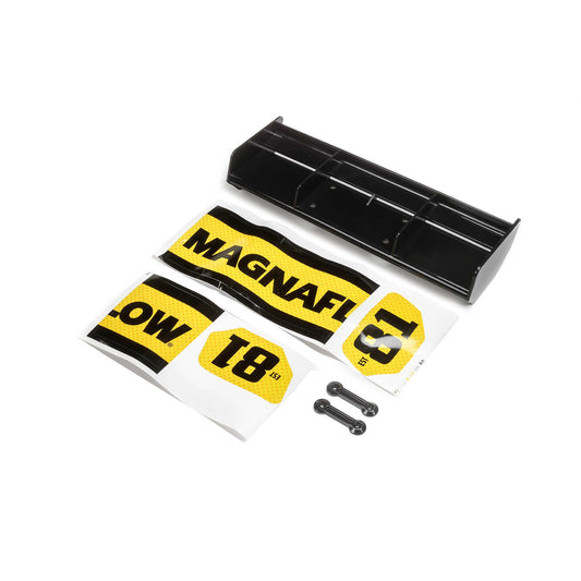 Losi Wing, Magnaflow, Black: DBXL 2.0 LOS250054