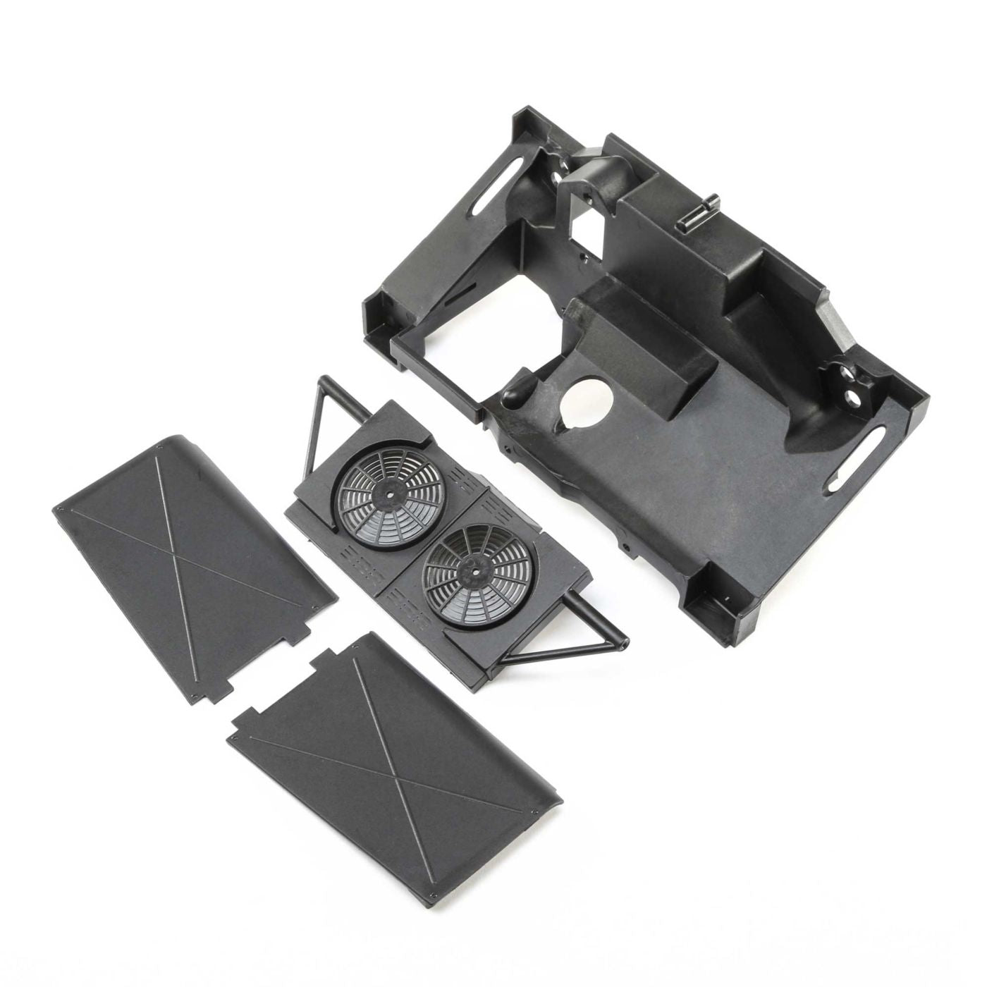 Losi Rear Bulkhead, Fan Panel, MudGuards:Super Baja Rey LOS251056