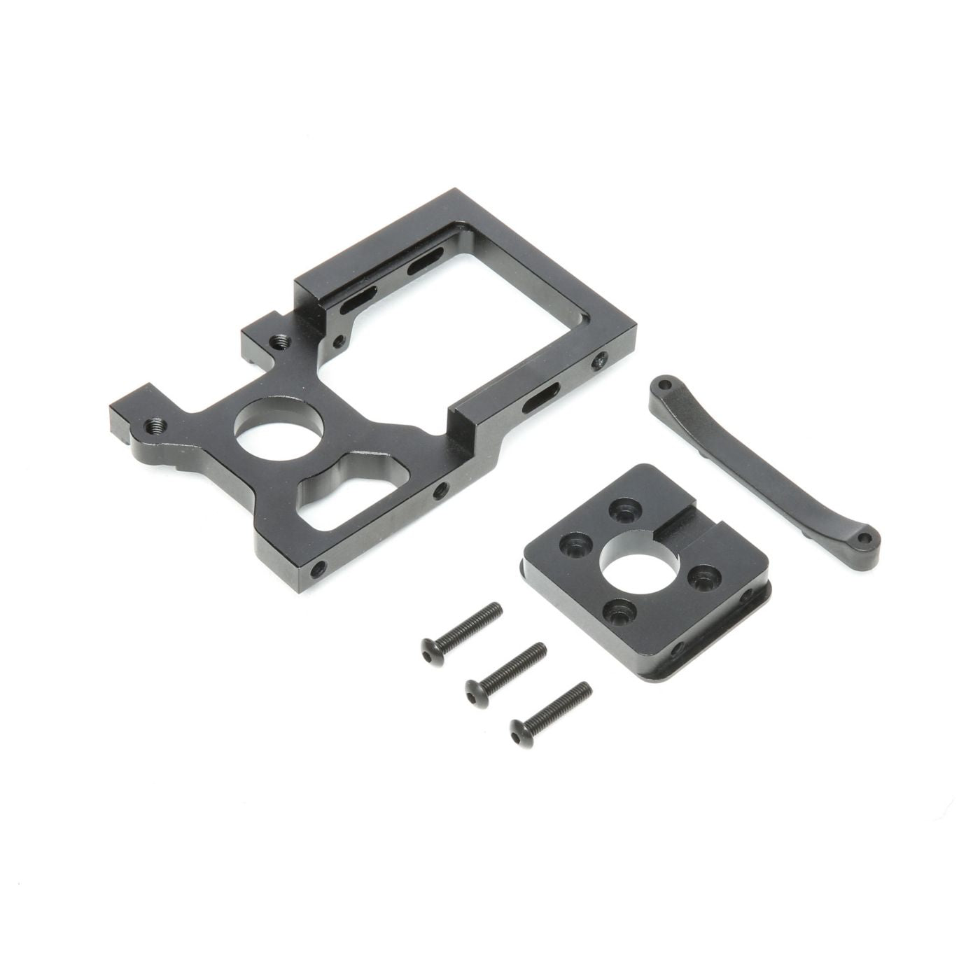 Losi Motor Mount w/Adapter, Black: DBXL-E LOS252058