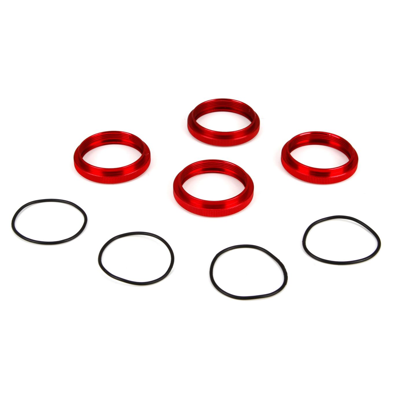Losi Shock Adjuster Nut w/O-Ring, Alum: 1:5 4wd DBXL LOS253009