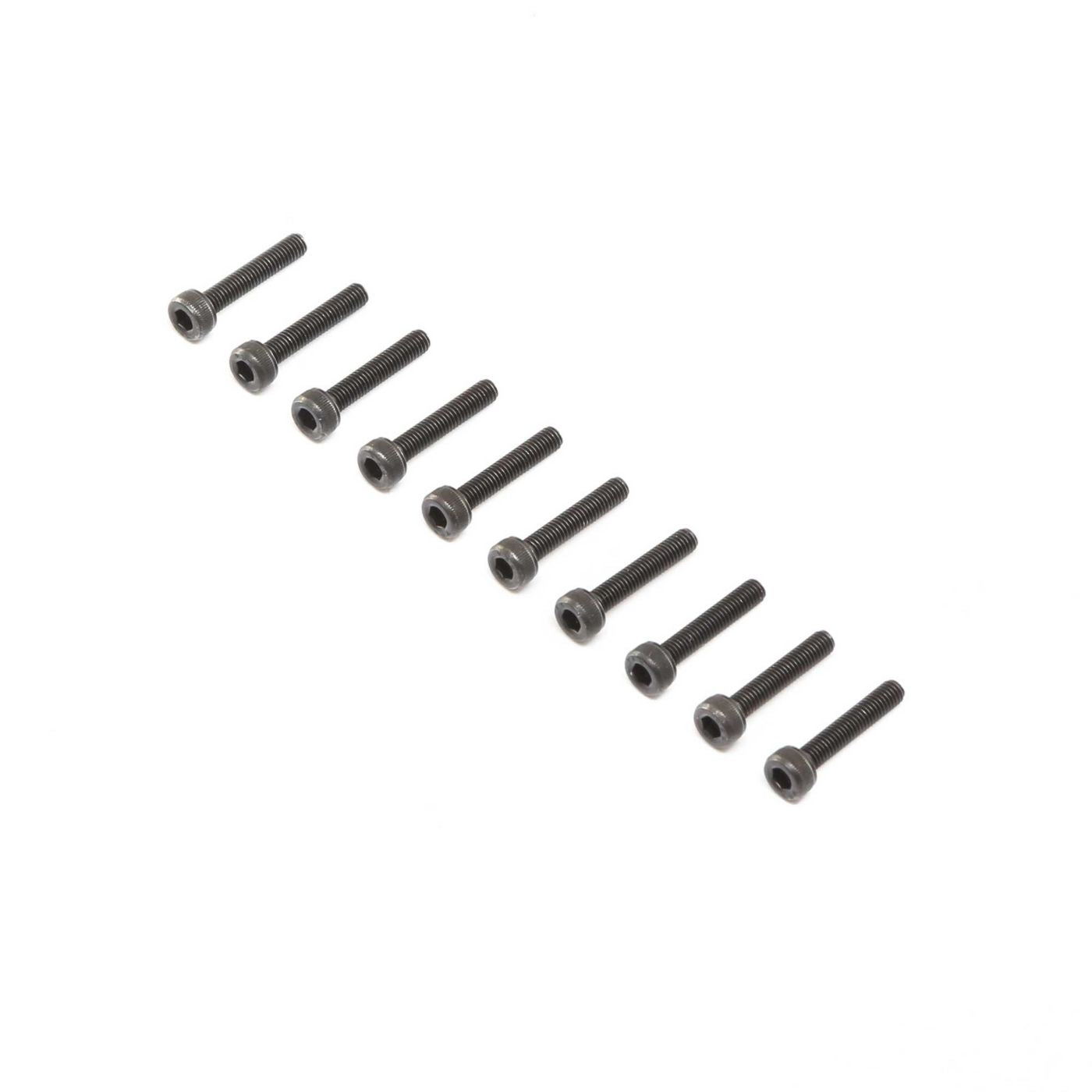 Losi Cap Head Screws, Stl, BO, M3 x 16mm (10) LOS255009