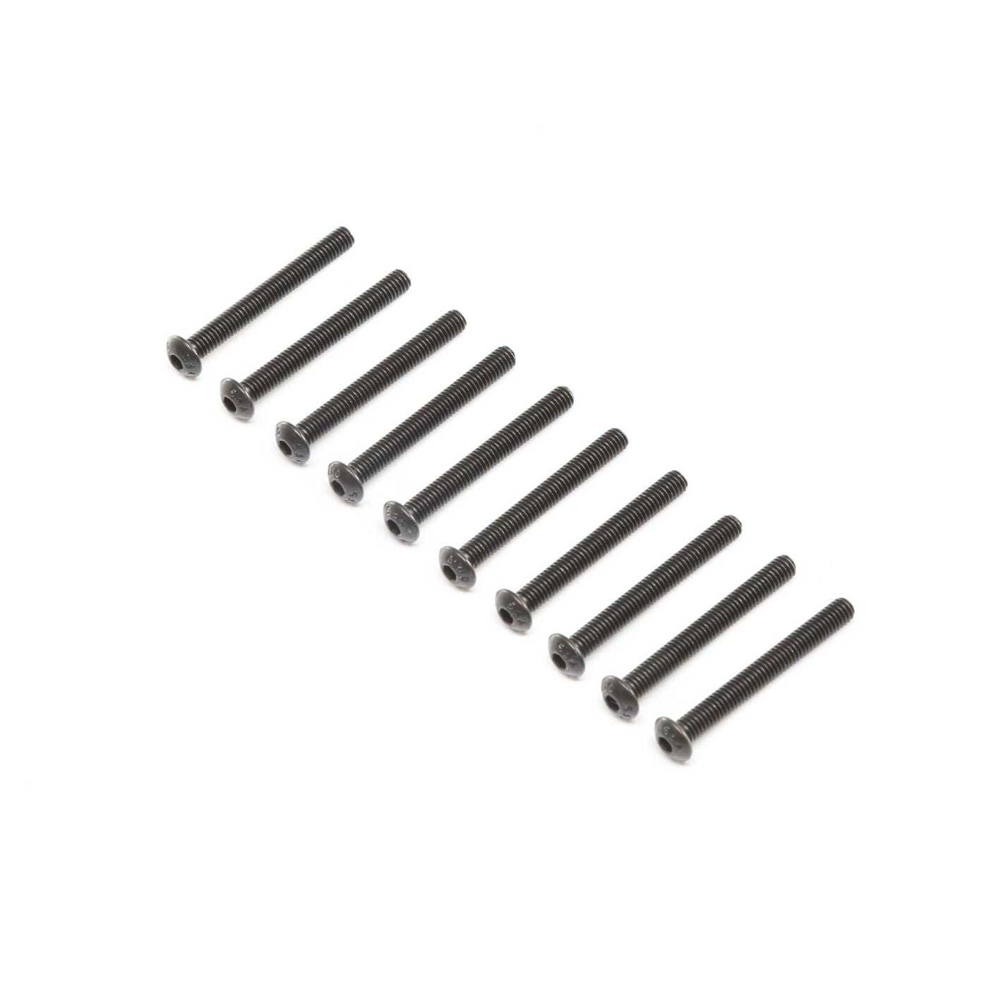 Losi Button Head Screws, Stl, BO, M4 x 35mm (10) LOS255012