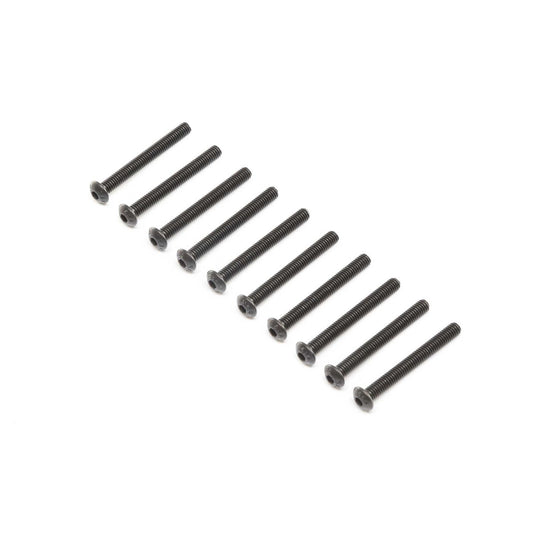 Losi Button Head Screws, Stl, BO, M4 x 35mm (10) LOS255012