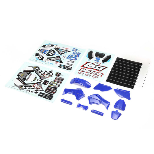 Losi Blue Plastics with Wraps: PM-MX/SM LOS260001