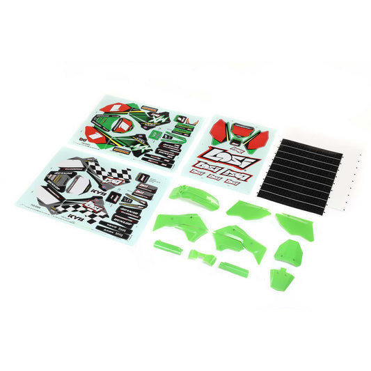 Losi Green Plastics with Wraps: PM-MX/SM LOS260002