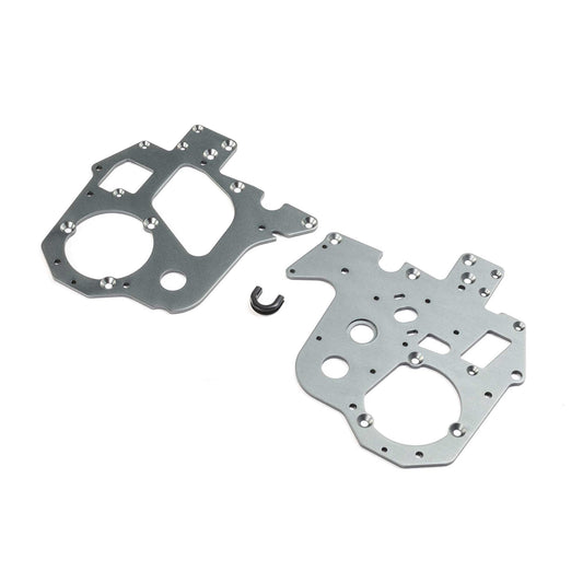 Losi Chassis Plate Set, Aluminum: PM-MX/SM LOS261002