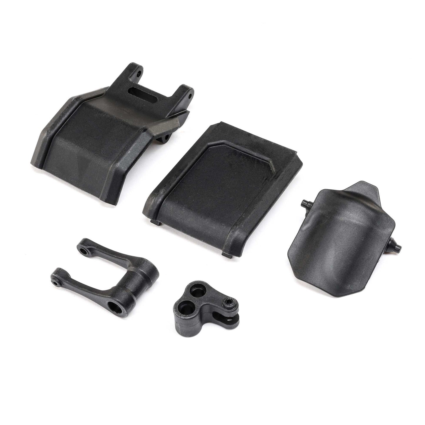 Losi Pull Rod, Knuckle & Skid Plates: PM-MX/SM LOS264001
