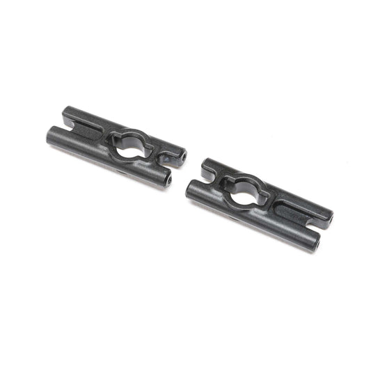 Losi Aluminum Body Mount Cross Bar, Black: Mini LMT (2) LOS311014