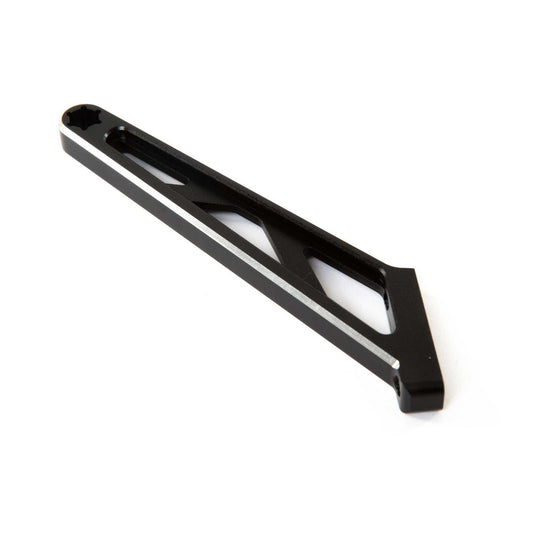 Losi Chassis Brace, Rear, Black, Aluminum: DBXL-E LOS351007