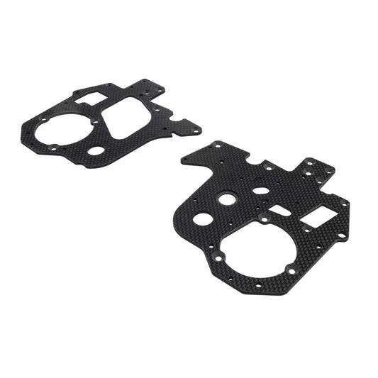Losi Carbon Chassis Plate Set: PM-MX/SM LOS361000