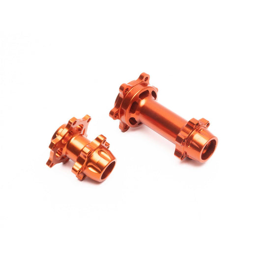 Losi Aluminum Hub Set, Machined, Orange: PM-MX/SM LOS362003