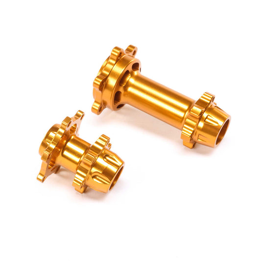 Losi Aluminum Hub Set, Machined, Gold: PM-MX/SM LOS362004