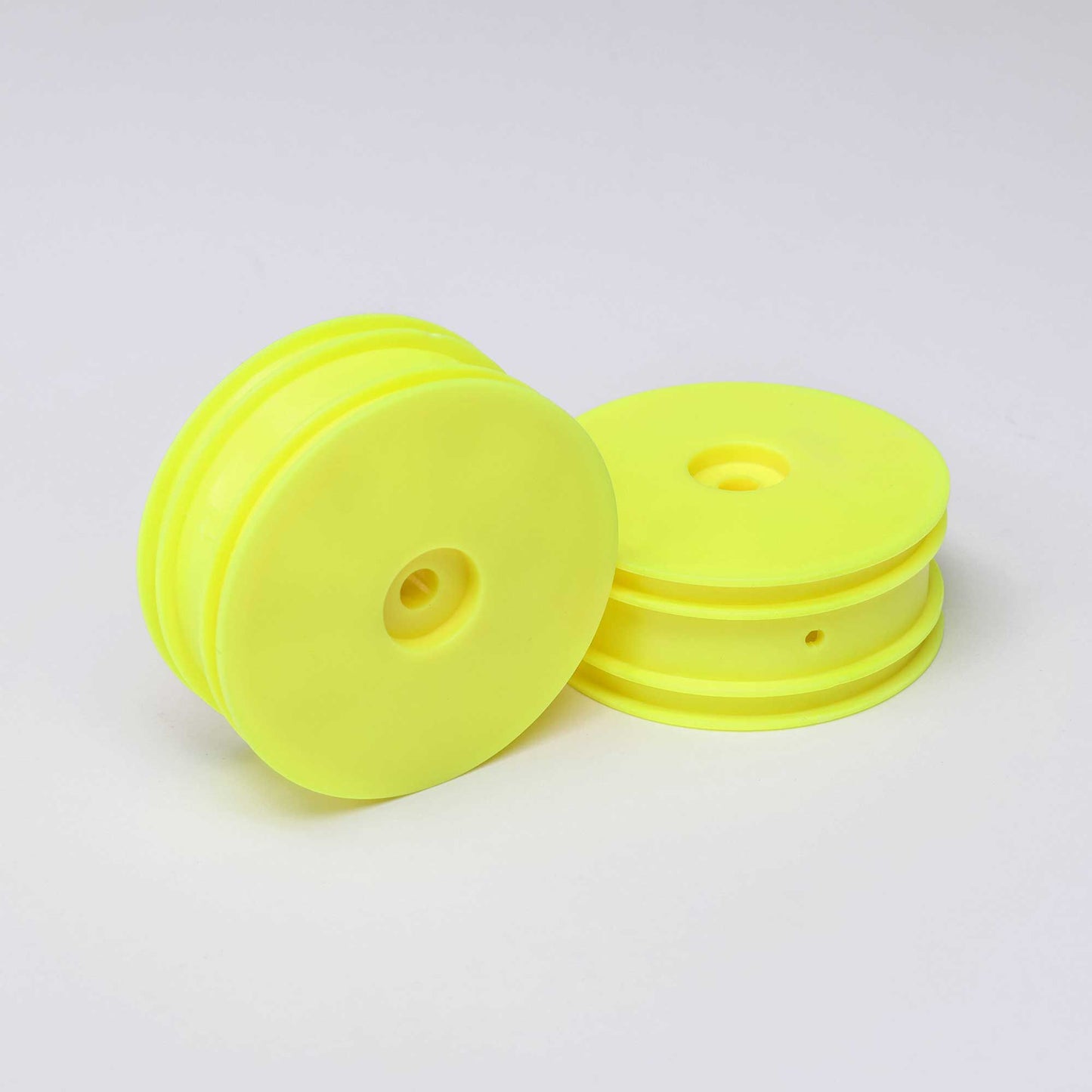 Losi Front Wheel, Yellow (2): Mini-B LOS41027