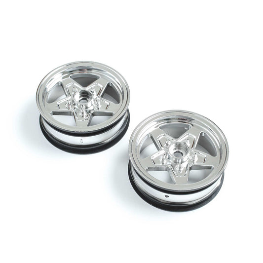 Losi Front Wheel, Chrome (2): 22S Drag LOS43045