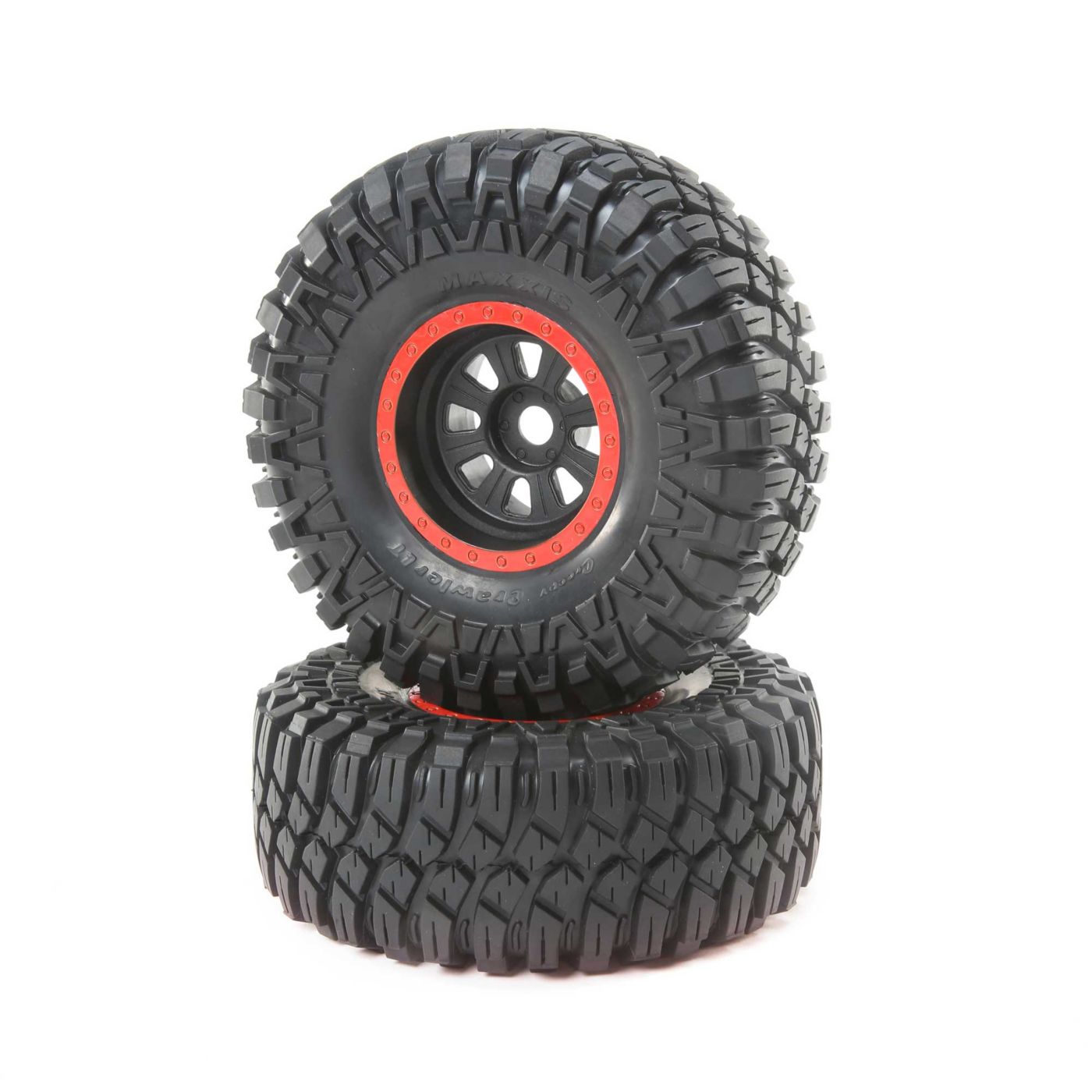 Losi MaxxisCreepyCrawlerLT,Black,Mntd(2): SuperRockRey LOS45031