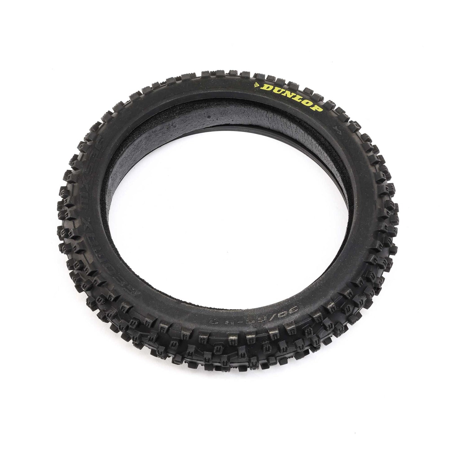 Losi Dunlop MX53 Front Tire with Foam, 60 Shore: Promoto-MX LOS46008
