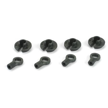 Losi Shock Ends & Cups (4) LOSA5079