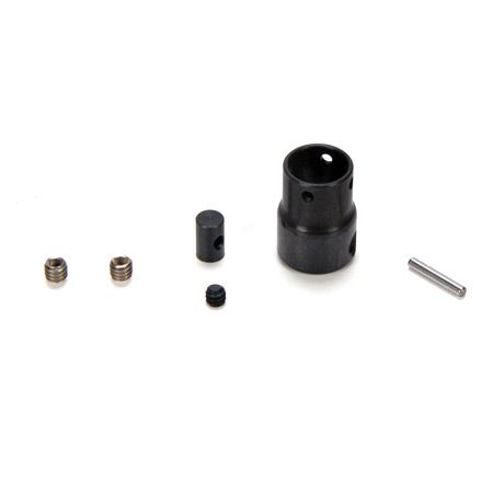 Losi Center Drive Shaft CV Yoke, Coupler, Hdwe: NCR LOSB3582