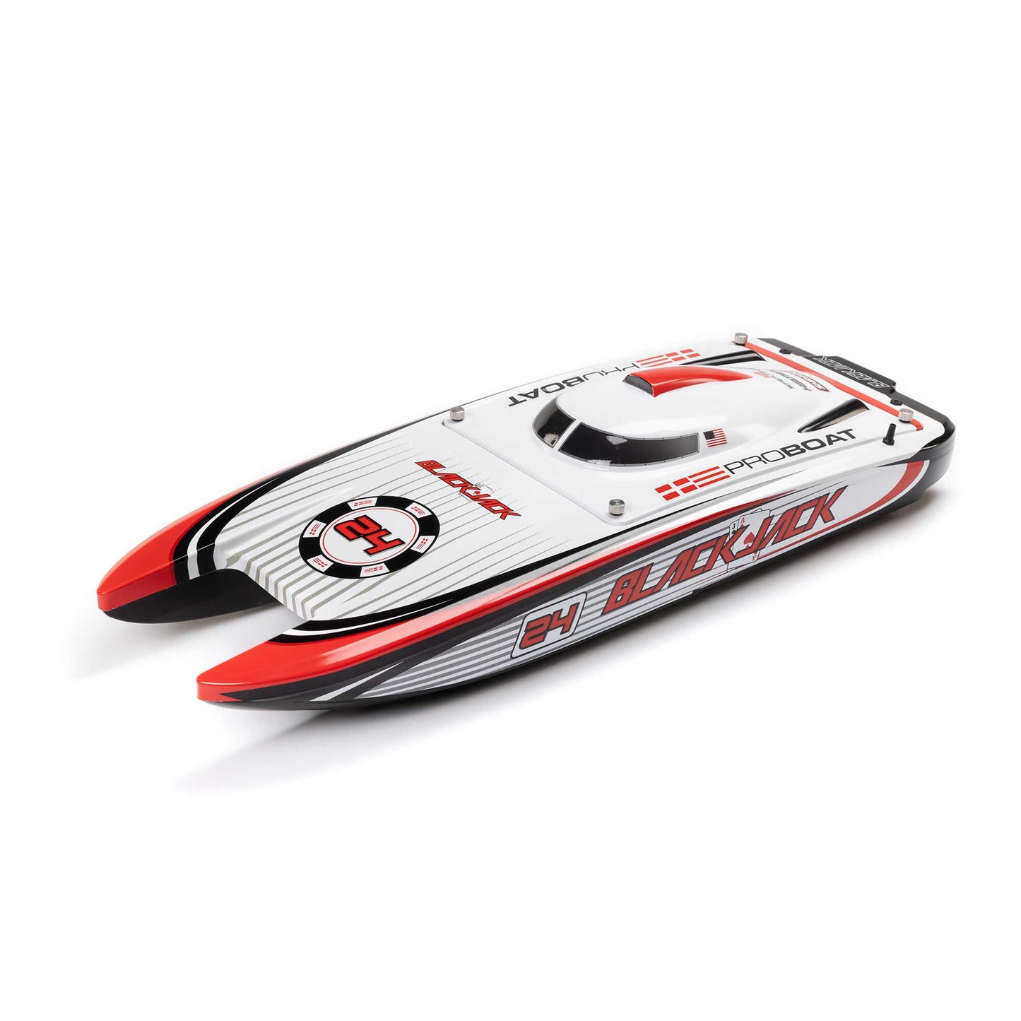 Pro Boat Hull and Canopy, Heat Wave Visual: Blackjack 24 PRB-1288