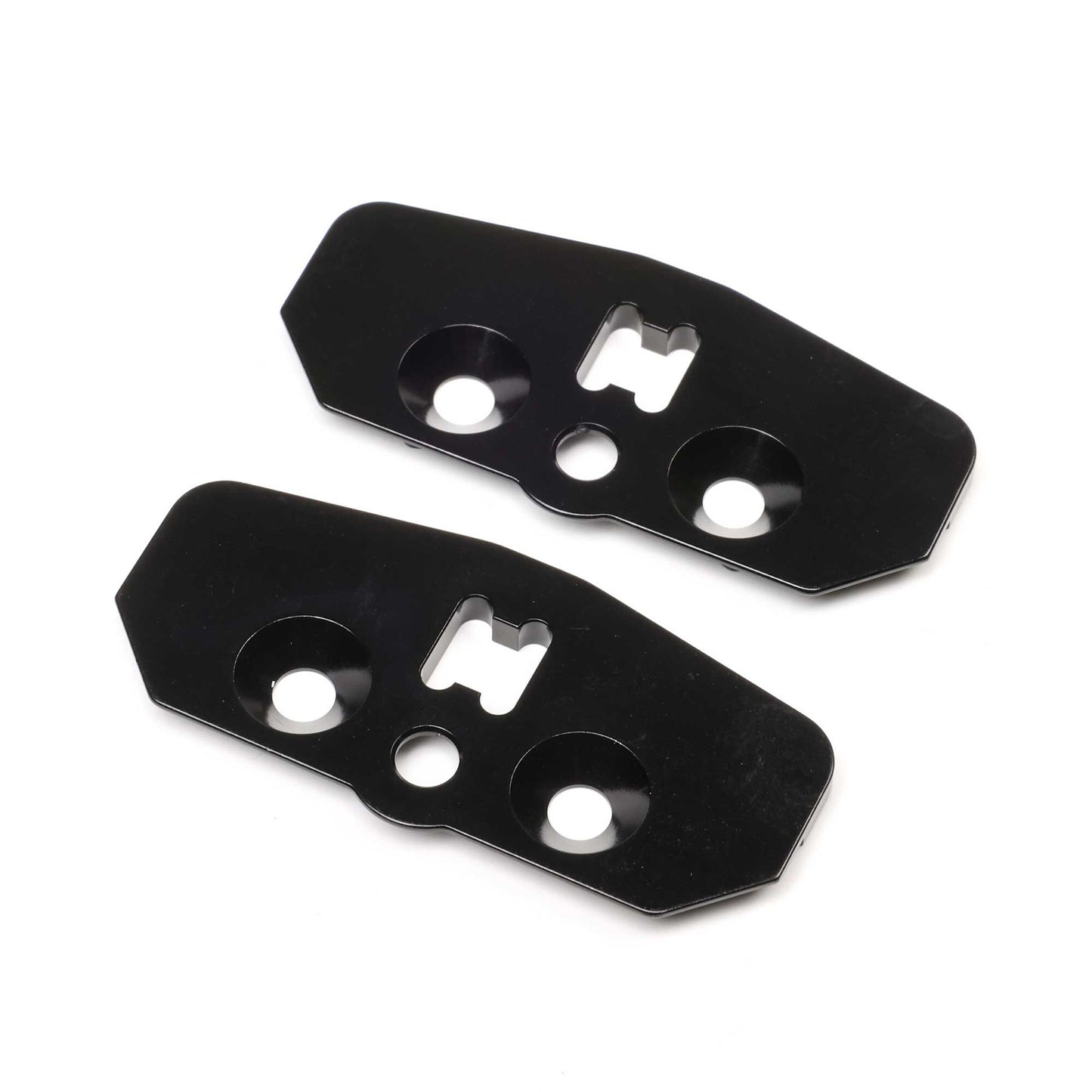 TLR Skid Plate, Adjustable Chassis, +1, Aluminum (2): 8X 2.0 TLR-1258