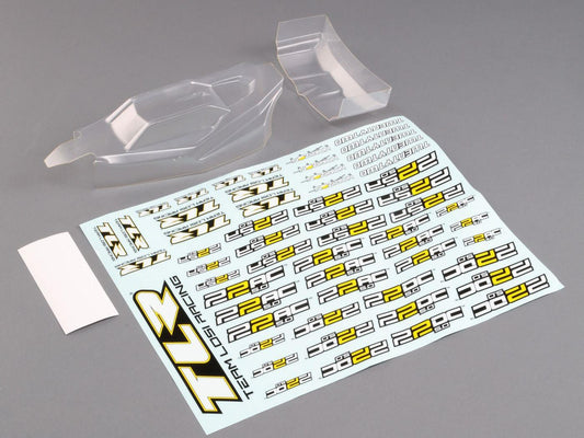 TLR Ultra Lightweight Body & Wing, Clear: 22 5.0 TLR230013